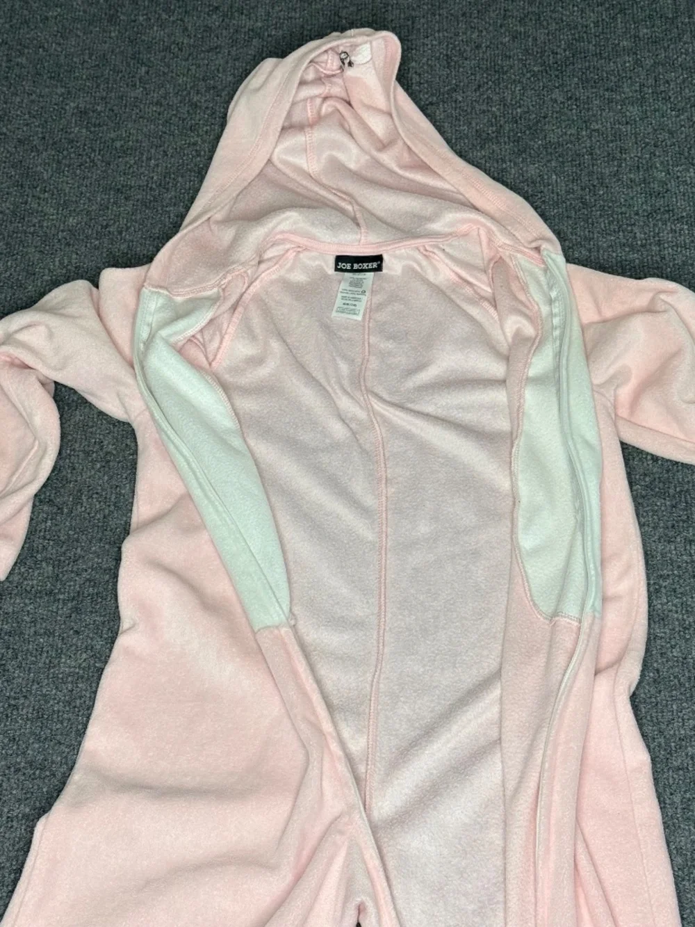 Joe Boxer girls 7/8 bear hooded fleece pajamas